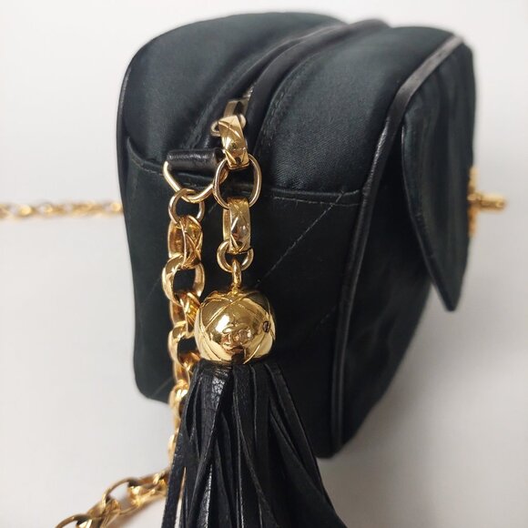 CHANEL Quilted Satin Camera Bag with Bijoux Chain - Picture 7 of 16